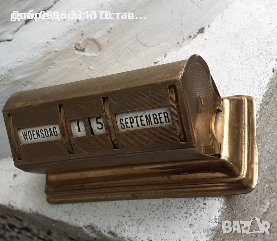 Календари различни: стар руски календар с термометър, Москва, Вечен календар, метал, вносен стар, снимка 8 - Други ценни предмети - 28955563