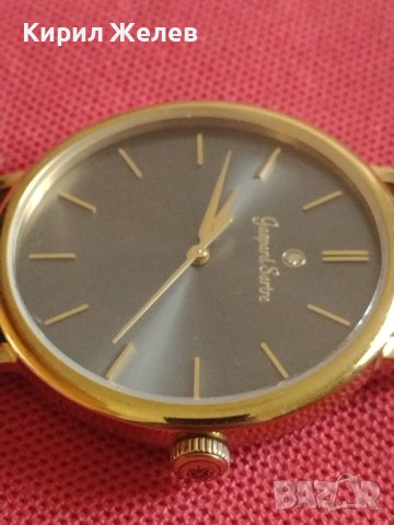 Модерен дамски часовник с кожена каишка GASPARD SARTRE WATER-RESISTANT 5 ATM стилен 42567, снимка 5 - Дамски - 43741224