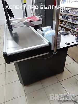 Касов модул 2,10m (нов) с вграден баркод скенер + везна + сейф за банкноти, снимка 3 - Стелажи и щандове - 52169126