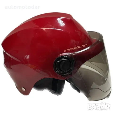 Каска за скутер мотопед лятна, снимка 3 - Аксесоари и консумативи - 48808870