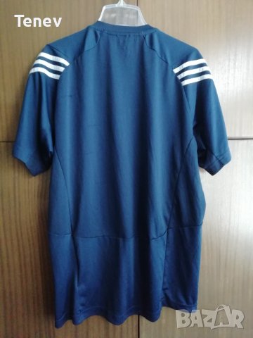 Adidas оригинална мъжка тениска фланелка синя размер М Адидас , снимка 2 - Тениски - 43317184