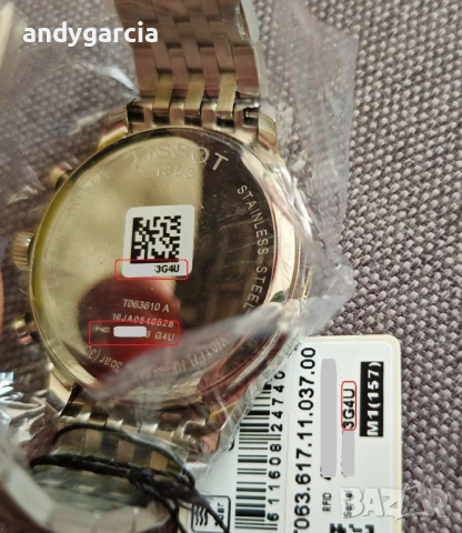  TISSOT Tradition T063.617.11.037.00 Мъжки часовник с хронограф и дата чисто нов, 100% оригинален, снимка 14 - Мъжки - 51534768