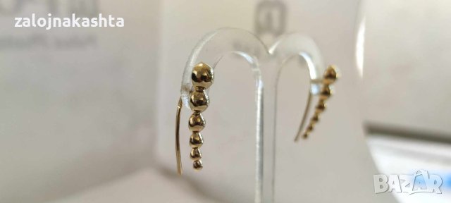 Нови Златни обеци-2,39гр/14кр, снимка 3 - Обеци - 43016521