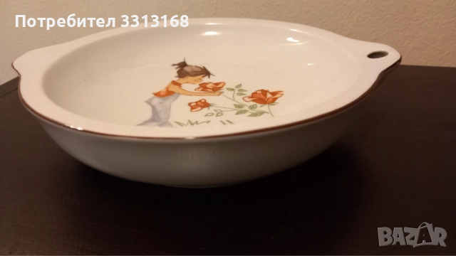 Детска порцеланова чиния , снимка 2 - Чинии - 52242097