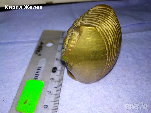 МАСИВНА БРОНЗОВА ФИГУРКА СТАТУЕТКА на БУХАЛЧЕ За ДОМАШНА УКРАСА КОЛЕКЦИЯ 41385, снимка 12 - Колекции - 43598724