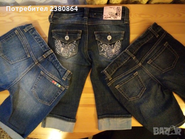 Дънкови панталонки за момиче 4лв/ бр, снимка 1