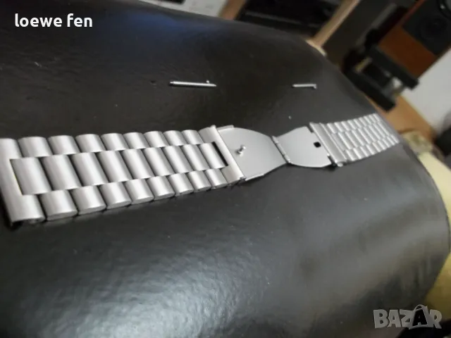 24 мм - Верижка за часовник масивна неръждаема стомана стоманена !, снимка 8 - Мъжки - 49340954