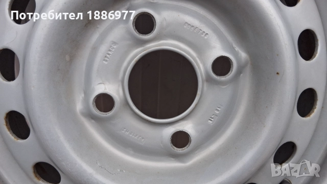 Гума с джанта за ремърке, снимка 3 - Гуми и джанти - 52662442