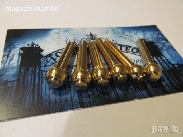 Месингови пинове за акустична китара, снимка 2 - Китари - 44036766