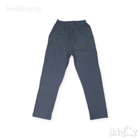 #Долнище #пижама сиво от 100% памук