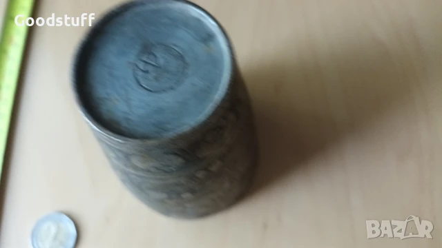 Османска,чаша,бокал,рьчно рисувана,гравюри,бронз, 3 цвята, снимка 7 - Антикварни и старинни предмети - 50586386