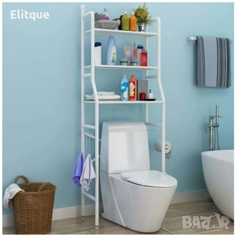 Етажерка с три рафта за баня, тоалетна, мокро помещение 263, снимка 3 - Етажерки - 52865539