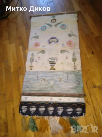 Пано за стена винтидж 44х92см с ресните Wall tapestry fibre handing woven, снимка 11 - Пана - 51084034