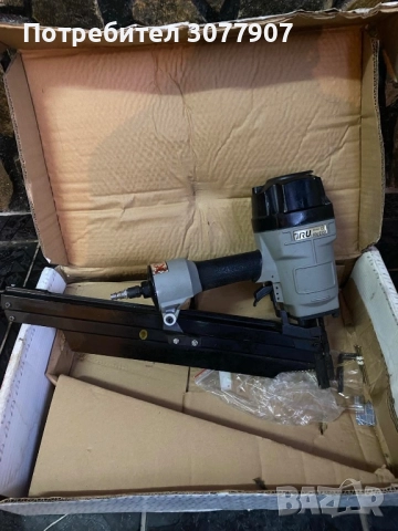 Пневматичен пистолет за пирони на въздух, снимка 4 - Бормашини - 52682151