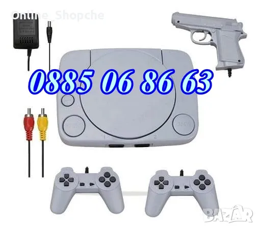 8 бита телевизионна игра с вградени игри + 2 джойстика + пистолет Супер Марио, снимка 3 - Други игри - 31082437