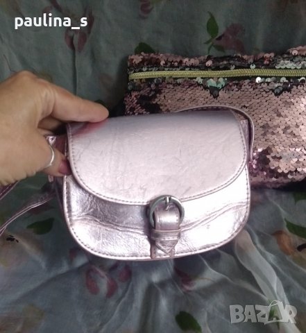 Розова блестяща чанта за принцеси / Принцеска чанта