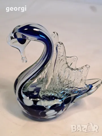 стъклен лебед Murano, снимка 2 - Декорация за дома - 49968836