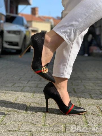 обувки на ток louis vuitton gucci, снимка 7 - Дамски ежедневни обувки - 51356078