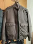 Мъжко кафяво кожено яке. , снимка 1