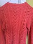 Дамска ръчно плетена блуза оранжева, снимка 5