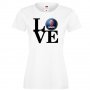 Дамска тениска Saab LOVE, снимка 3