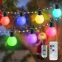 B-right 100 LED+20 крушки USB RGB гирляндни светлини, 12 режима 12,5M, снимка 1