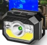 LED фенер за глава с 6 режима на работа, вградена батерия и USB зареждане - FL86, снимка 7