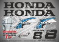 HONDA 8 hp Хонда извънбордови двигател стикери надписи лодка яхта, снимка 1 - Аксесоари и консумативи - 43043733
