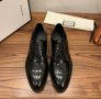 мъжки елегантни обувки Gucci 38-43 реплика, снимка 2