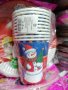 Коледни картонени чашки, чинийки, салфетки..., снимка 1 - Чаши - 43440696