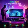 Нови Гейминг RGB Ленти 30CM Смарт Управление Музикален Режим, снимка 6
