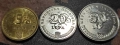 Монети Хърватия(АUNC) - 3 бр. [2011], снимка 1