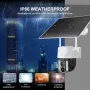 WiFi соларна камера 4G SIM карта, 8MP V380 VC3-4G, снимка 6