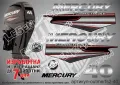 MERCURY 35 hp EFI 2013-2017 Меркюри извънбордов двигател стикери надписи лодка яхта outmerfs2-35, снимка 4