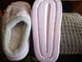 Дамски пантофи чехли в светло лилаво нови номер 40 стелка 25.5 см зимни., снимка 4