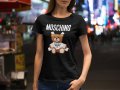 Тениска Moschino Bear принт Дамски и детски Различни модели, снимка 5