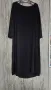 2XL Дамска черна еластична рокля, снимка 2