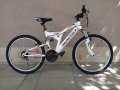 Продавам колела внос от Германия  юношески велосипед GALAXI 24 цола преден и заден амортисьори, снимка 1 - Велосипеди - 28604677