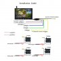 	Безжична камера с монитор, за паркиране, камион, заден ход, тир, автобус, парктроник, задно виждане, снимка 8