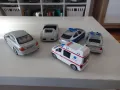 Големи пластмасови коли, имитация на Mercedes, BMW, Buggati, полиция и линейка, снимка 2