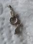 Сребърна карабинка закопчалка 50933, снимка 3