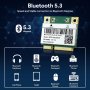 Нова Intel AX210HMW ТРИЛЕНТОВА 6GHz Wi-Fi Мрежова Безжична Карта Wi-Fi 6E Bluetooth 5.3 Win10/11, снимка 10