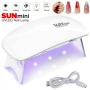 Мини UV/LED Лампа за Маникюр SUN mini – Сгъваема, Портативна и Мощна (6W), снимка 1
