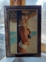 Картина "Момиче" масло на платно подпис рамка, снимка 1