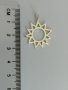 Нова сребърна висулка слънце, снимка 1 - Колиета, медальони, синджири - 28604450