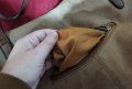 Дамска кожена чанта от естествен набук, снимка 9