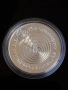 сребърна монета от 5 лева 1979г. "100 години български съобщения"., снимка 3