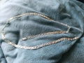 Чисто нов, сребърен ланец. Супер модел, в кутия за подарък, снимка 2