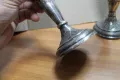 1 чифт сребърни свещници от царска Русия, снимка 5