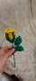 Ръчно плетена вечна роза, снимка 1 - Декорация за дома - 43550657